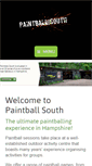 Mobile Screenshot of paintballsouth.co.uk